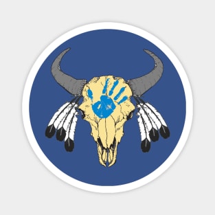 Bison Skull 6 Magnet